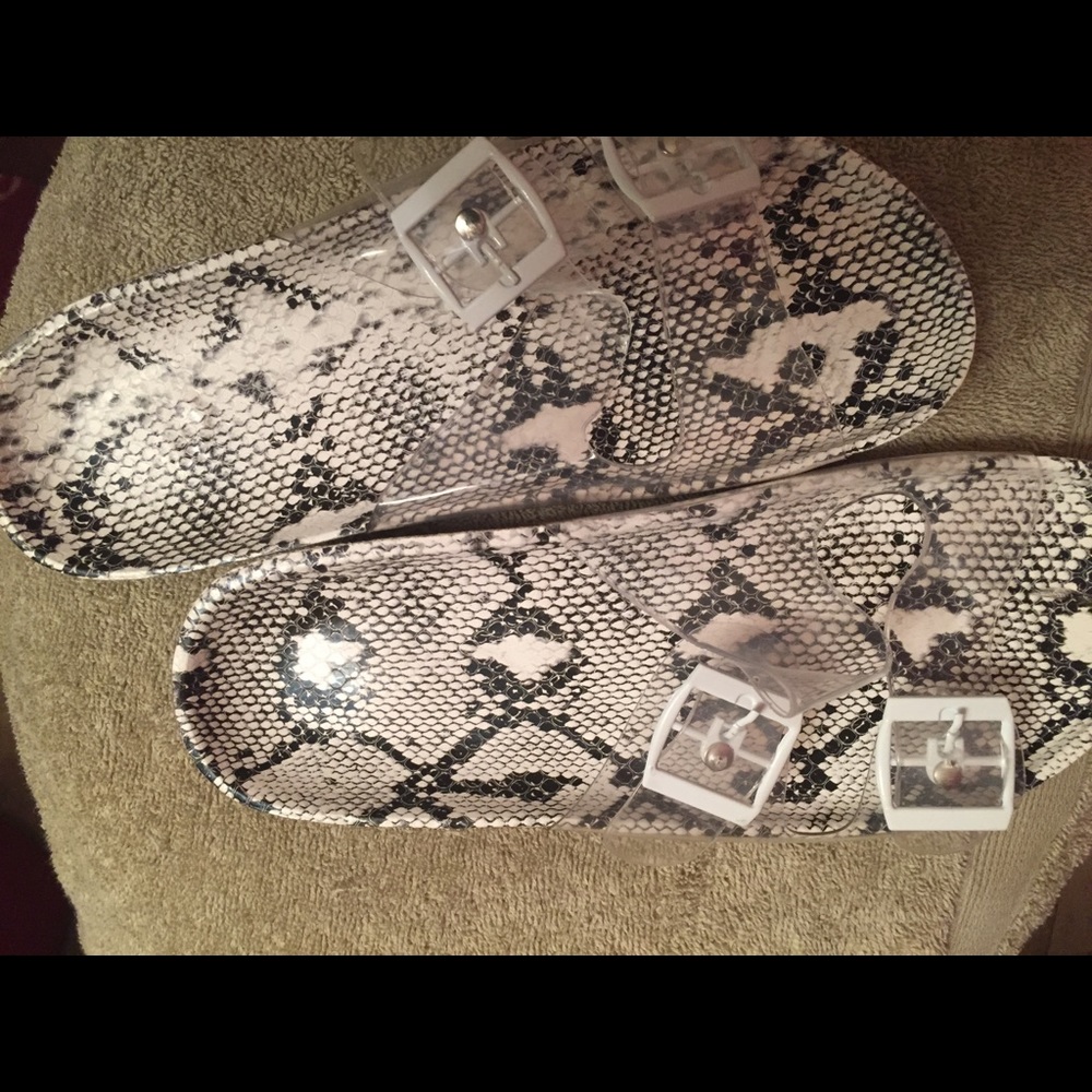 Snake Skin Sandals - Picture 2 of 2
